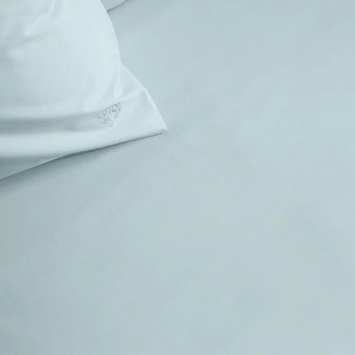 SUPIMA PERCALE fladt lagen, minimal blue