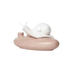 Sweet Stories Snail vase, rose