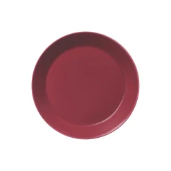 Teema tallerken Ø 21 cm, kirsebærrød