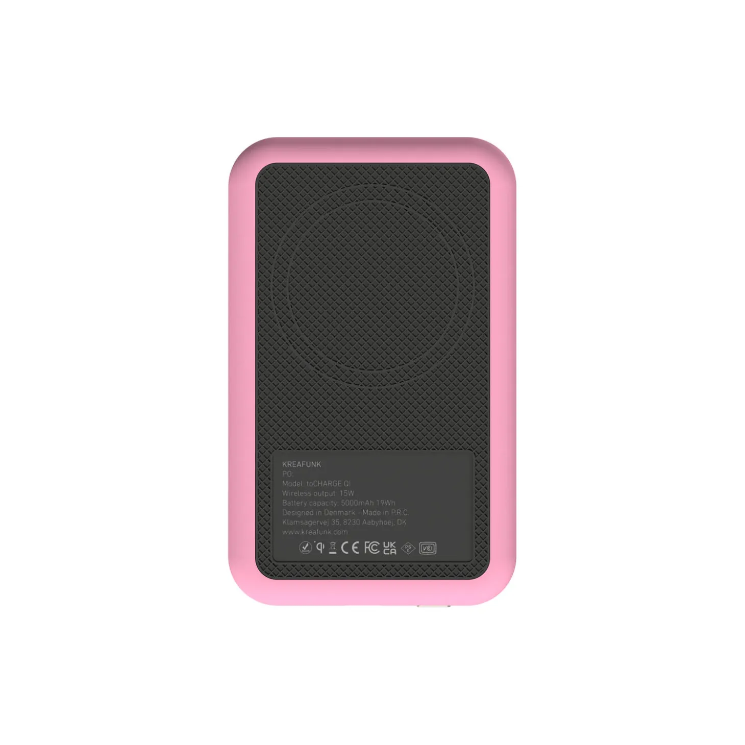 toCHARGE Qi trådløs powerbank
