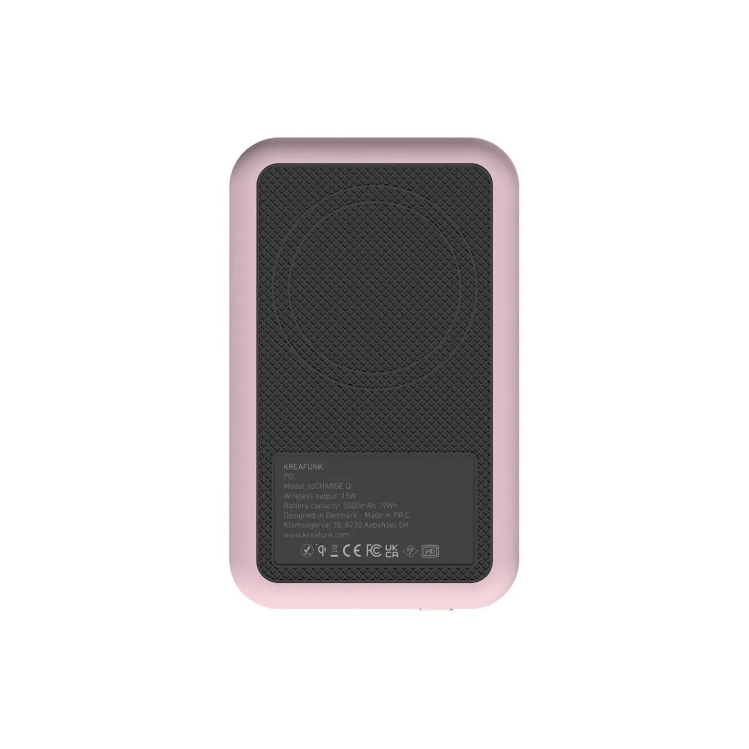 toCHARGE Qi trådløs powerbank