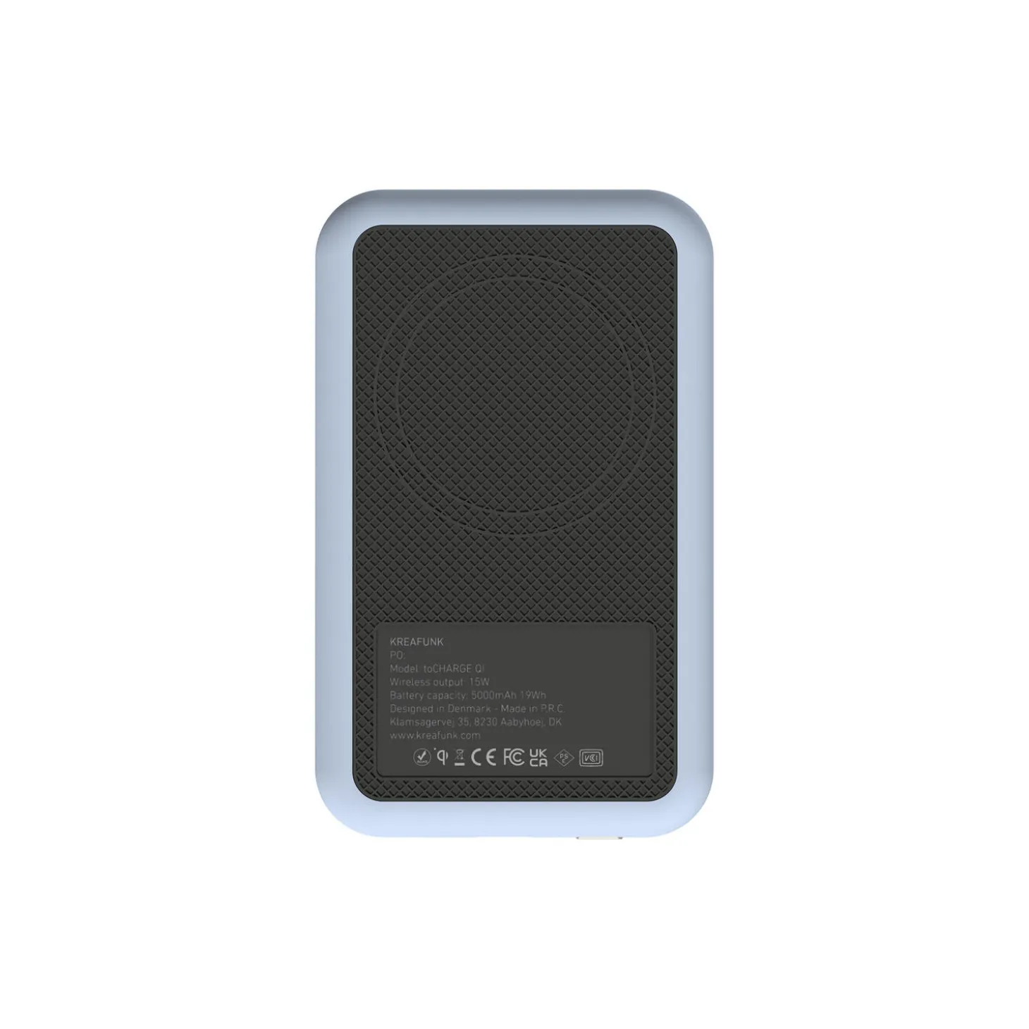 toCHARGE Qi trådløs powerbank