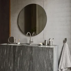 Ume bordspejl m. 5 x forstørrelse, steel