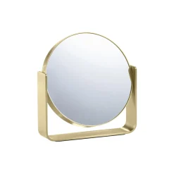 Ume bordspejl m. 5 x forstørrelse, brass