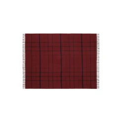 Warp and Weft plaid, 02102 embrace - beetroot/midnight