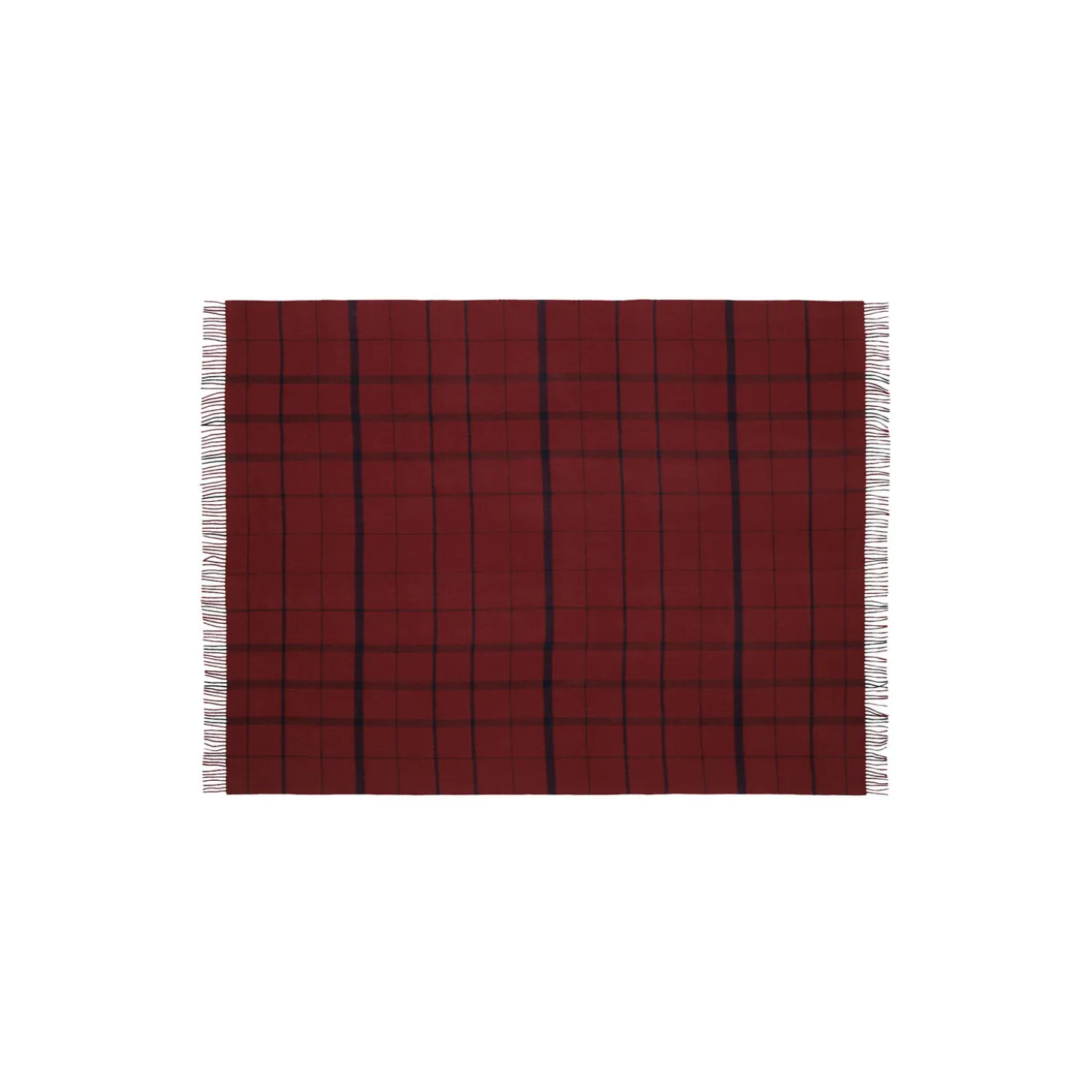 Warp and Weft plaid, 02102 embrace - beetroot/midnight