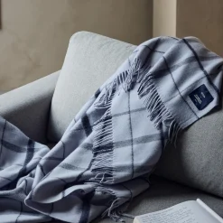 Warp and Weft plaid, 02105 stable - concrete/midnight